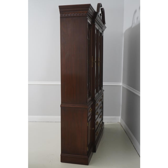 Age: Approx: 30 Years Old Details: Dovetailed Drawer Construction Quality Construction Lighted Interior Mirrored Back...