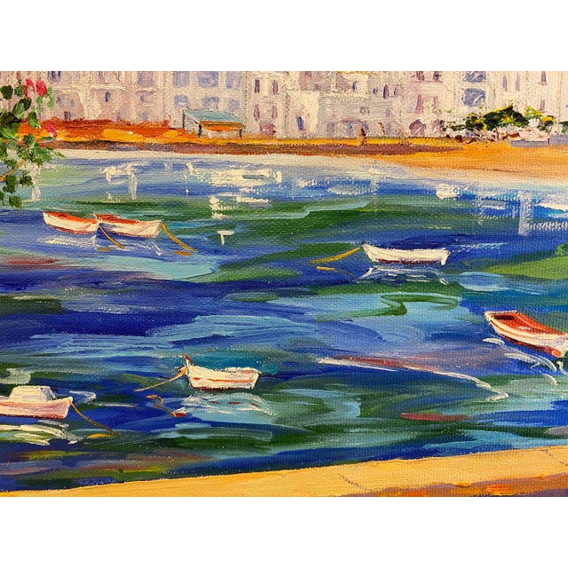 Early 21st Century Avel, Cadaques, 2023, Oil on Canvas, Framed For Sale - Image 5 of 8