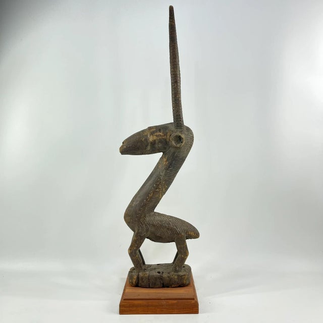 Early 20th Century Bamana Chi Wara Antelope Headcrest Mali For Sale - Image 10 of 11