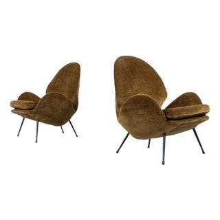 Vintage Italian Lounge Chairs, 1950s, Set of 2 For Sale