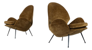 Vintage Italian Lounge Chairs, 1950s, Set of 2