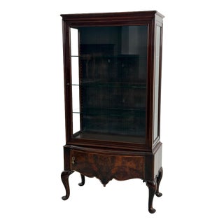 Antique Glass Cabinet in the style of Gerstel, 1930s For Sale
