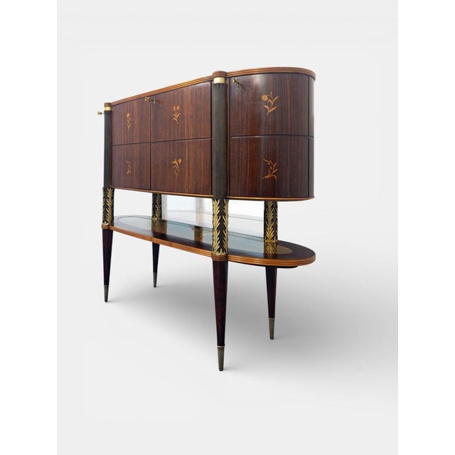 Mid-Century Italian Sideboard or Bar Cabinet by Pierluigi Colli, 1940s For Sale - Image 10 of 18