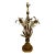 Painted Gilt Italian Tole Lamp For Sale