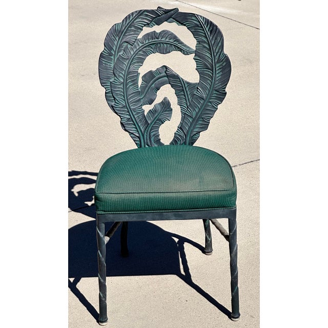 Tropitone Veneman Collection Banana Leaf Chairs and Table Chairish