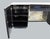 Hollywood Regency Lacquered & Mirrored Credenza / Vanity / Desk /Sideboard W/ Pink Marble & Tole Doo For Sale In Atlanta - Image 6 of 6