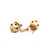 South Sea Pearl Ruby Earrings 14k Gold 0.27ctw Certified For Sale - Image 9 of 14