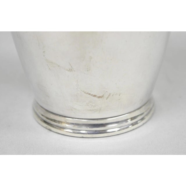 Vintage Art Deco Silver Plated Martini Cocktail Shaker Pitcher by Poole 2601 For Sale - Image 11 of 16