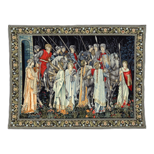 Arming and Departure Loom Woven Tapestry - 270 X 355 Cm (8'10" X 11'8") Requires Concealed Wooden Batten
