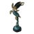 G. Mancini Signed & Numbered Bronze "Friendship" Sea Turtle Wave Sculpture For Sale