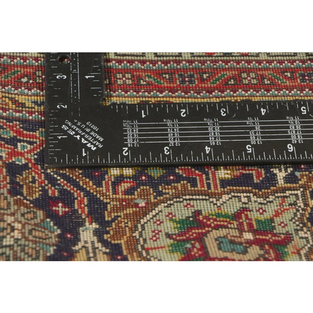 Mid 20th Century Vintage Persian Tabriz Rug, 09'10 X 13'01 For Sale In Dallas - Image 6 of 10
