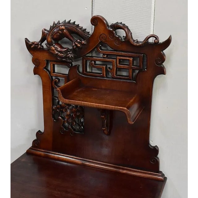 Antique Beech Music Cabinet Attributed to G. Viardot, 1900s For Sale - Image 4 of 18