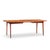 Jens Risom Mid Century Walnut Surfboard Expanding Dining Table With 2 Leaves For Sale - Image 9 of 13