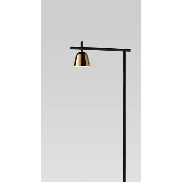 Jaime hayon lighto p floor black matte- golden glossy cup lamp for parachilna this is a skinny yet characteristic...