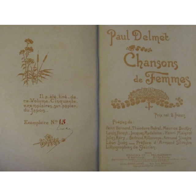 Date: 1890s Size: 8.25 x 11.5 inches About The Poster: This print by Alexandre Theophile Steinlen (1859-1923) is from the...