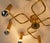 Gold Large Vintage Sputnik Brass Ceiling Lamp, 1970s For Sale - Image 8 of 12