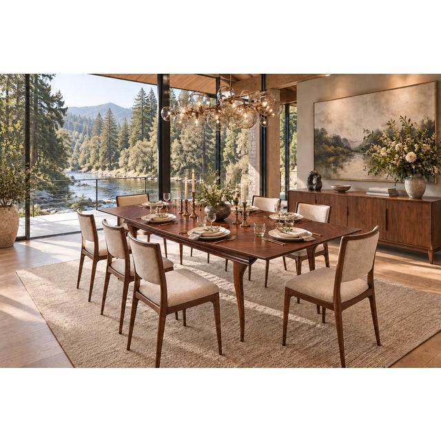 Brazilian Modern Three-Position Extendable Dining Table in Caviúna Hardwood, 1960s For Sale - Image 11 of 18