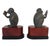 FREE SHIPPING ANYWHERE IN THE CONTINENTAL US! This is a set of vintage bookends featuring a couple of studious monkeys...