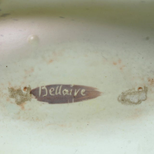 1950s Mid-Century Marc Bellaire (1925 – 1994) Abstract Tribal Boomerang Serving Dish For Sale - Image 5 of 7