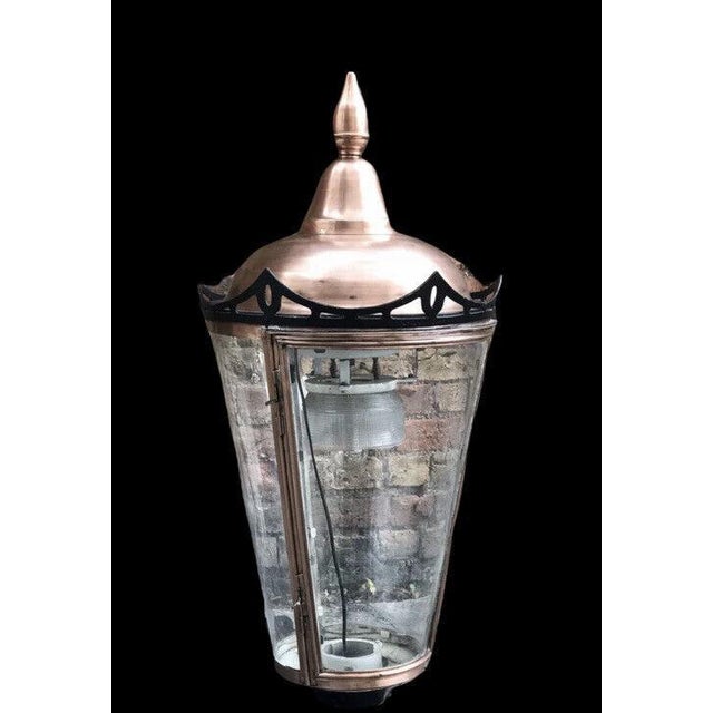 Copper Large Copper Lampost Lantern For Sale - Image 8 of 8