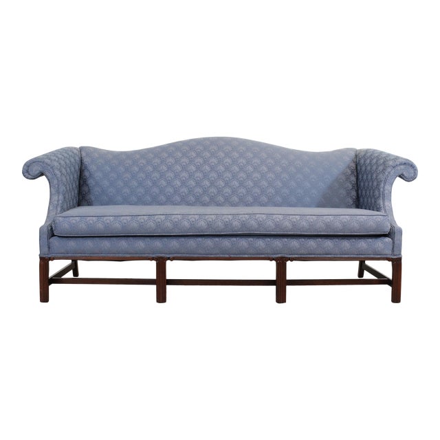 Colonial Chippendale Reproduction Camelback Sofa by Woodmark Inc Chairish