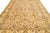 Beige Handmade Modern Oushak Wool Rug With Floral Motif For Sale - Image 10 of 11