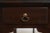 Pair Ethan Allen Georgian Court Cherry Drop Leaf End Tables For Sale - Image 12 of 18