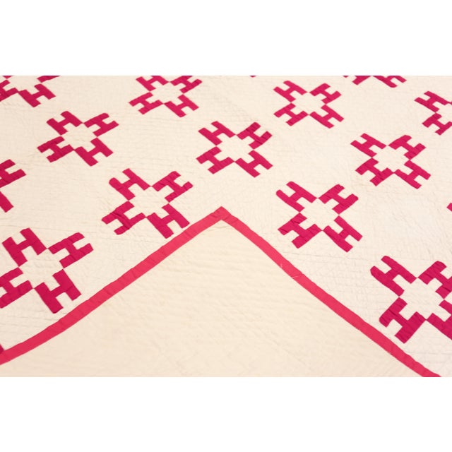 Textile Nazmiyal Collection Antique American Quilt Textile For Sale - Image 7 of 7