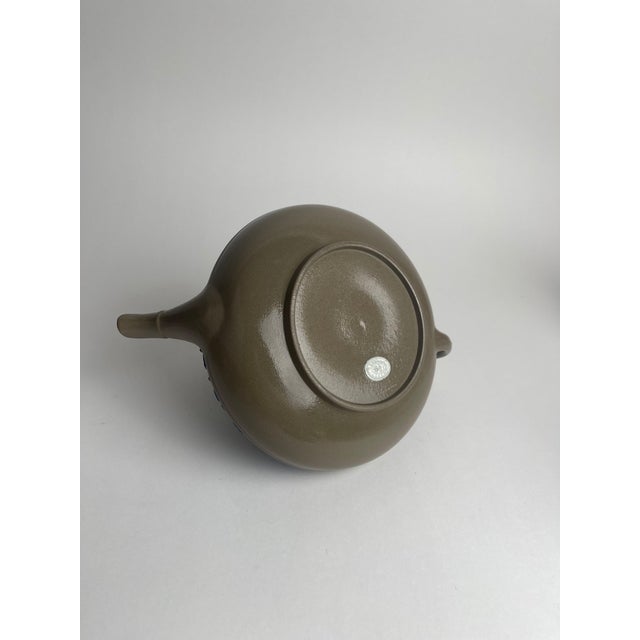 Charcoal Early 19th Century Wedgewood Relief Decorated Teapot For Sale - Image 8 of 9