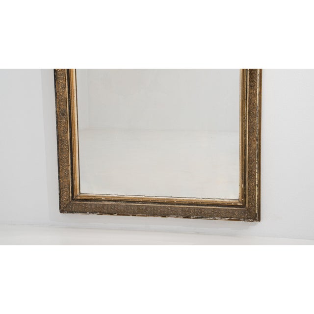 19th Century France Baroque Gold Wood Full-length & Floor Mirrors For Sale In Greensboro - Image 6 of 10