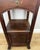 Antique French Style Walnut Bedside Table with Marble Top For Sale - Image 5 of 12