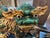 Green Pair of 19th Century Chinese Foo Dogs on Stands For Sale - Image 8 of 10