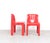Vintage Universal Chairs in Red by Joe Colombo for Kartell, 1960s, Set of 2 For Sale - Image 3 of 15
