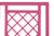 David Francis X & Diamond Platform Bed Twin, Hot Pink For Sale - Image 4 of 7