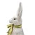 Large White Rabbit Statement Animal Sculpture Earth Needs California Glazed Terracotta Statue 27.5" For Sale - Image 12 of 17