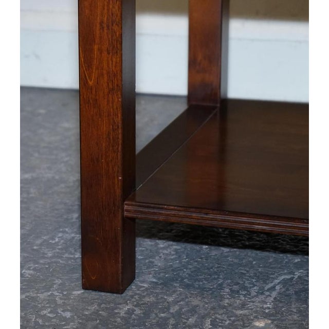 Vintage Military Campaign Mahogany and Brass Nightstand For Sale - Image 10 of 16