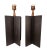 Pair of Jean-Michel Frank design iron 'Croisillon' design table lamps by argentine Company Comte By: Jean-Michel Frank,...
