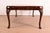 19th Century Antique Queen Anne Burl Wood Extension Dining Table, Newly Refinished For Sale - Image 13 of 14