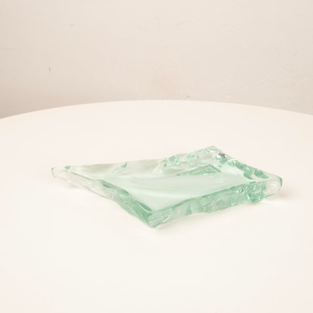 Crystal Ashtray from Fontana Arte, Italy, 1950s For Sale - Image 9 of 17