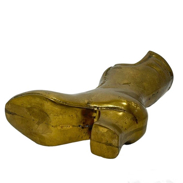 Vintage Brass Boot For Sale - Image 6 of 6