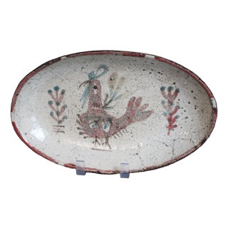 French Ceramic Tray by Gustave Reynaud, 1960s For Sale