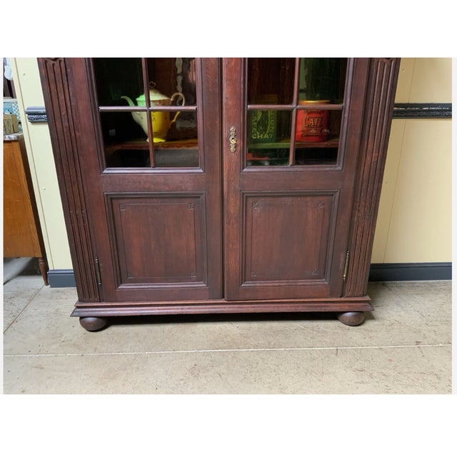 Antique Art Nouveau Display Cabinet, 1910 For Sale - Image 9 of 10