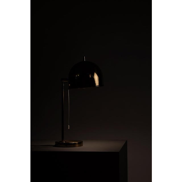 Bergboms B-075 Brass Table Lamps from Bergboms, 1960s, Set of 2 For Sale - Image 4 of 11