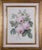 Antique Hand-Painted Porcelain Plaque with Pink Roses in Giltwood Frame, Late 20th Century For Sale - Image 6 of 6
