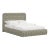Stoffer Home x Cloth & Company Marisa Platform Bed in Michigan Bird Toile Olive - California King For Sale