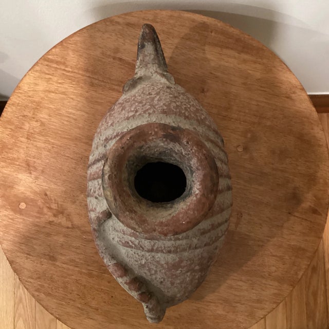 Vintage Mesoamerican Armadillo Terra Cotta Pottery Vessel Garden Sculpture For Sale - Image 4 of 12