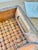 Mid-Century Modern Vintage Primitive Handcrafted Bamboo Wood & Woven Splint Tray For Sale - Image 3 of 11