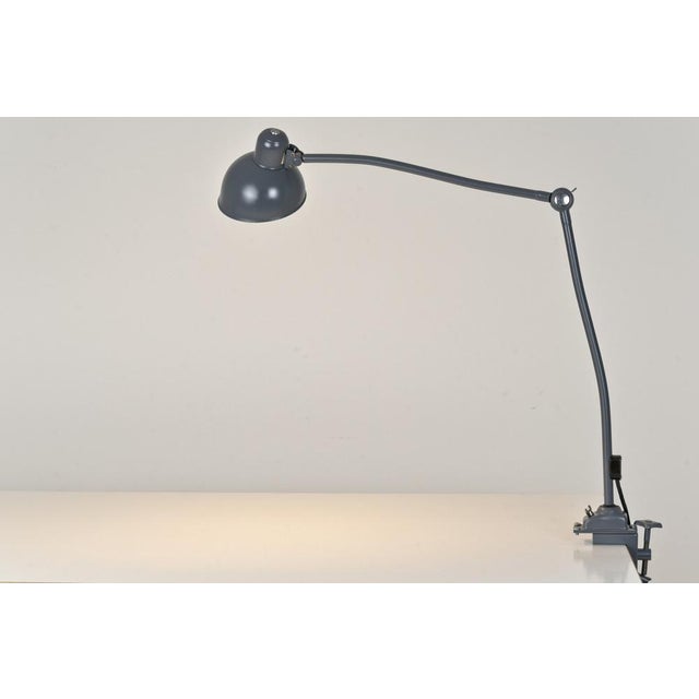 1950s Model 6726A Clamp Light by Christian Dell for Kaiser Idell / Kaiser Leuchten, Germany, 1930s For Sale - Image 5 of 11