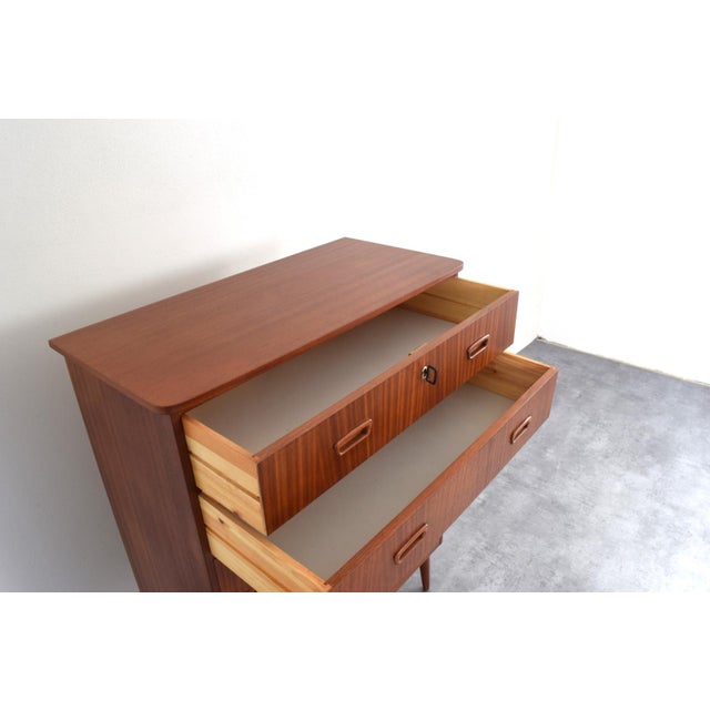 Mid-Century Danish Teak Chest of Drawers, 1960s For Sale - Image 10 of 14