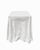 Modern Draped Plaster Tromp L’oeil Side Table For Sale - Image 3 of 10